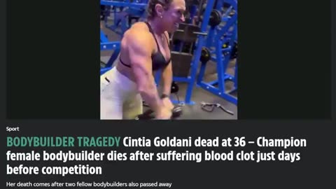 BODYBUILDER DEAD at Age 36 - media lies - caused by weightlifting and heavy exercise