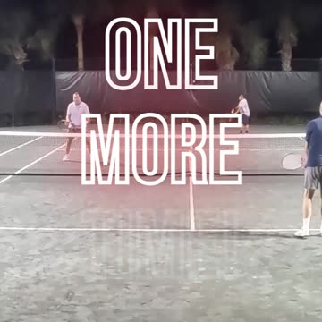 WELL-PLACED BACKHAND VOLLEY!