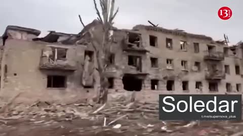 SHOCKING FOOTAGE from destroyed Soledar after fierce battles