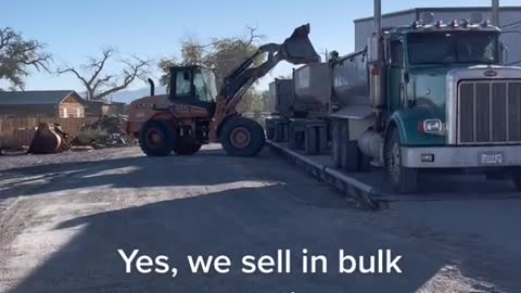 Yes, we sell in bulk and deliver