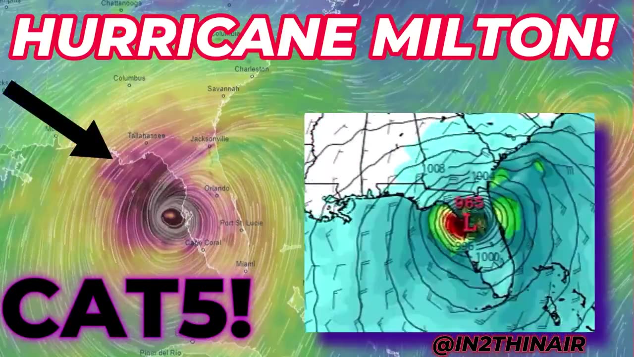 UNUSUAL RADAR AHEAD OF HURRICANE HELENE