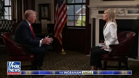 LAURA INGRHAM SITS DOWN WITH PRESIDENT TRUMP