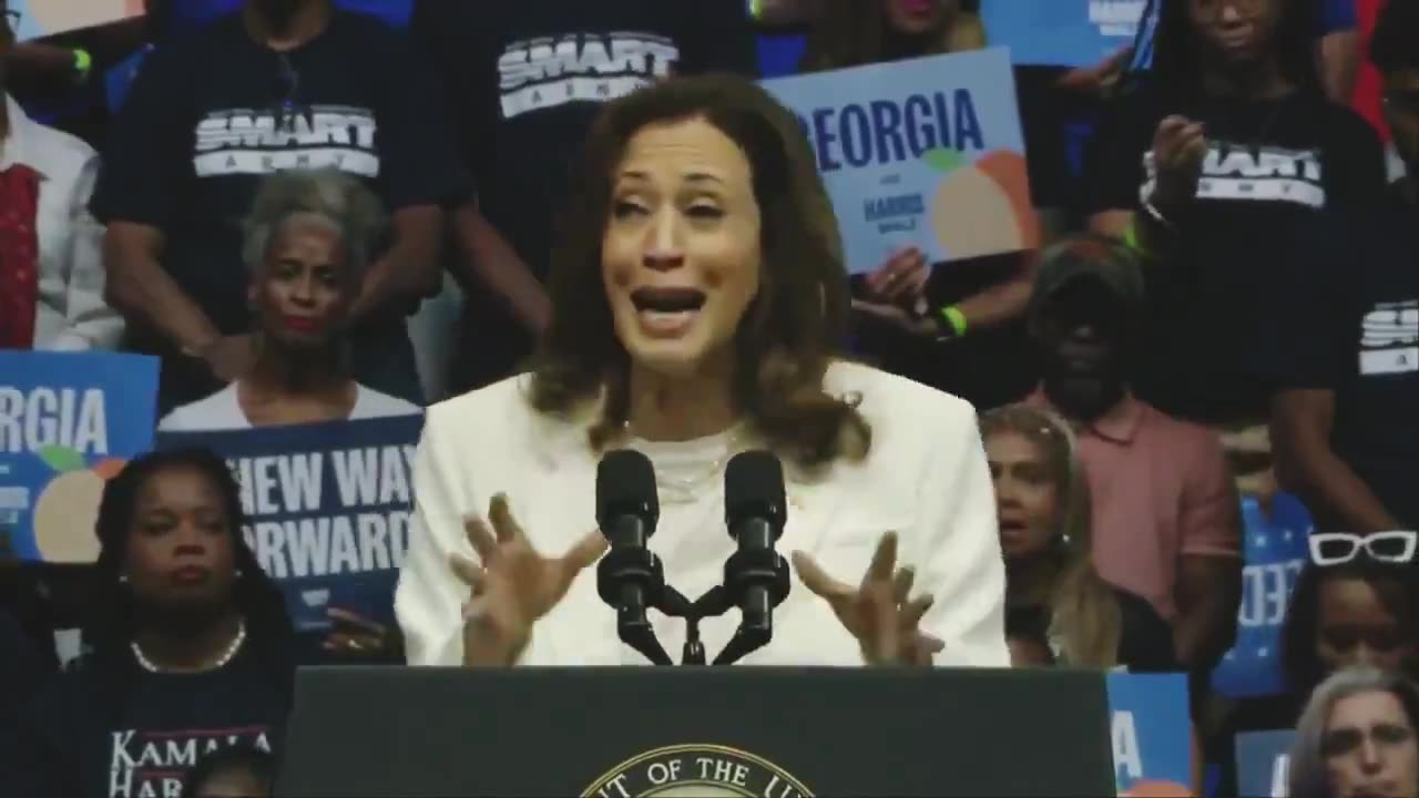 Kamala Harris Goes Full Joe Biden At Georgia Rally (VIDEO)