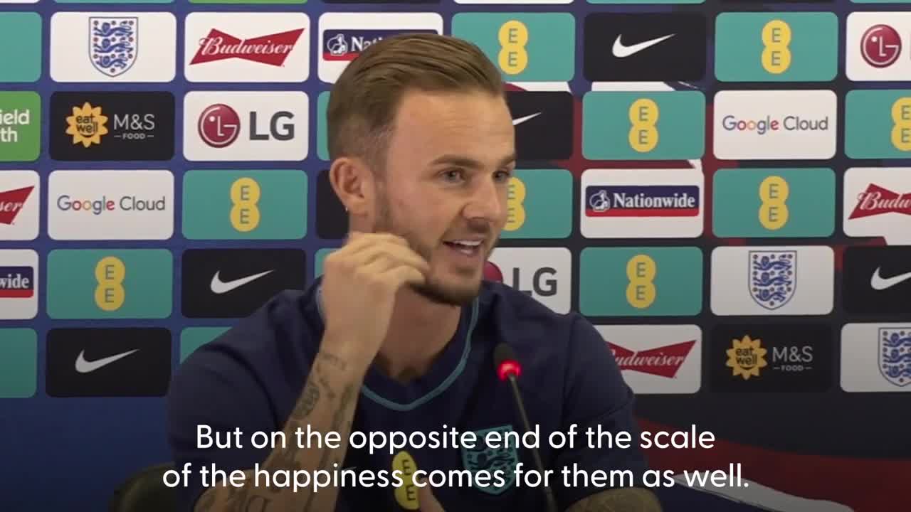 James Maddison reveals his father cried over England World Cup call-up