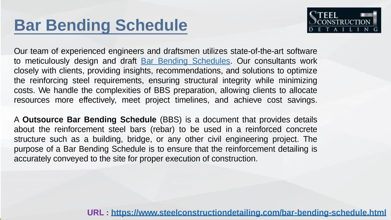 Bar Bending Schedule - Steel Construction Detailing