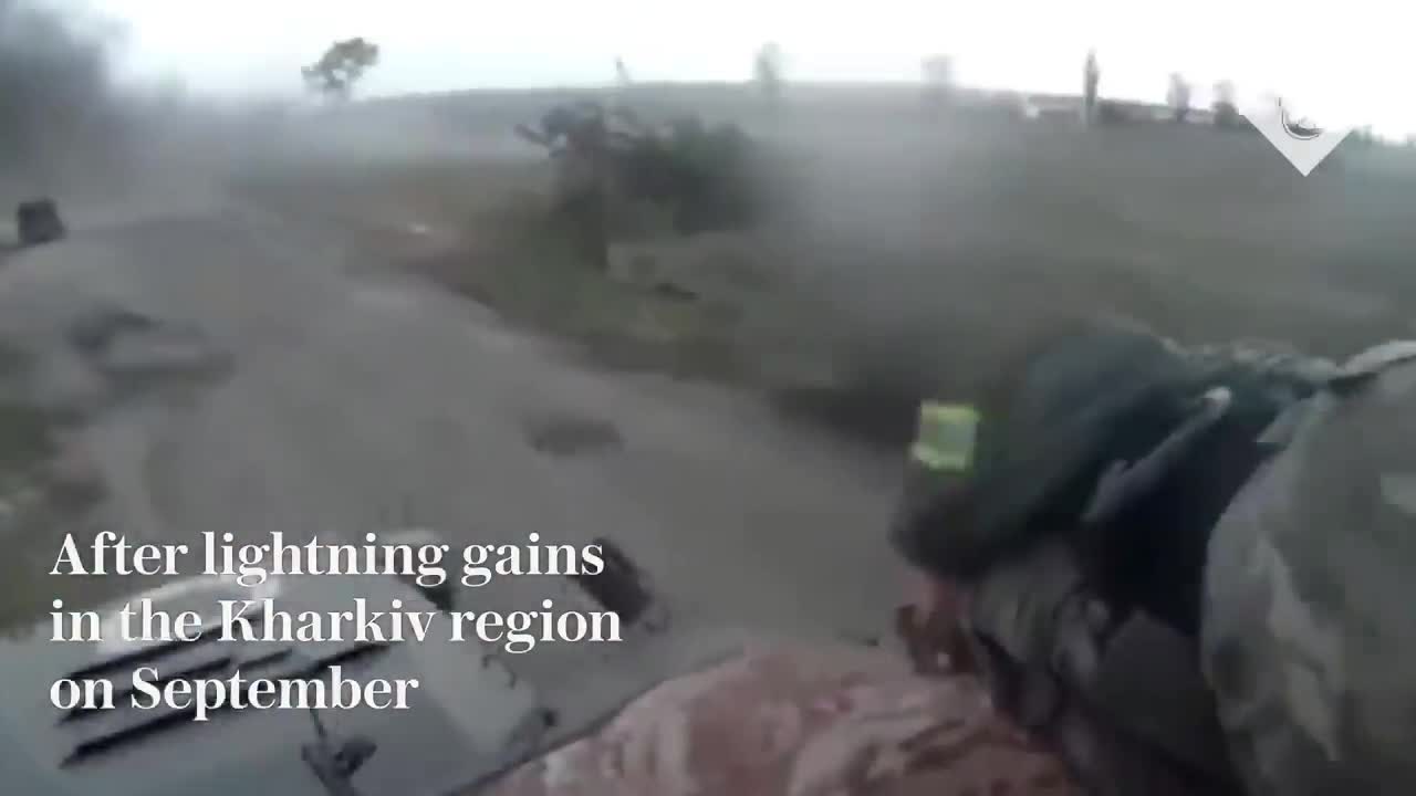 Russian soldiers crash in a foiled retreat from Kherson