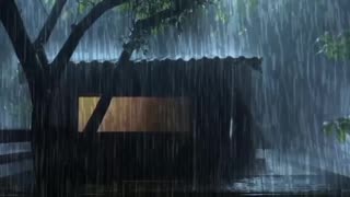 RAIN SOUND to FALL ASLEEP INSTANTLY and RELAX. Listen for DEEP SLEEP and STRESS REDUCTION