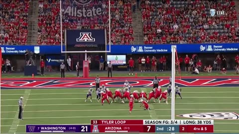 #7 Washington vs Arizona Highlights | College Football Week 5 | 2023 College Football