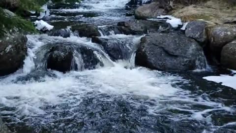 A waterfall's view