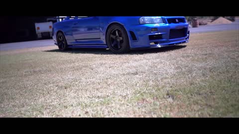 BUILDING A R34 SKYLINE body in MINUTES