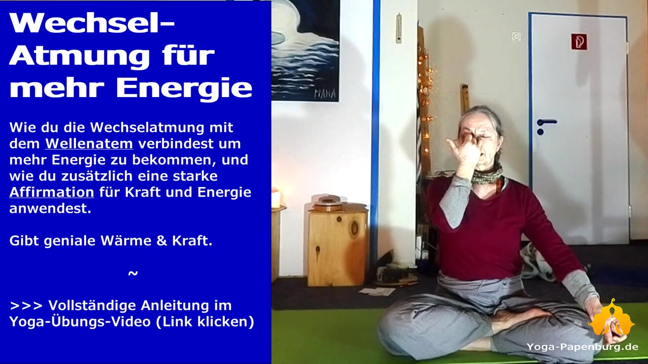 Wechselatmung mit Wellenatem & Affirmation für mehr Energie ( Kraftvoll )