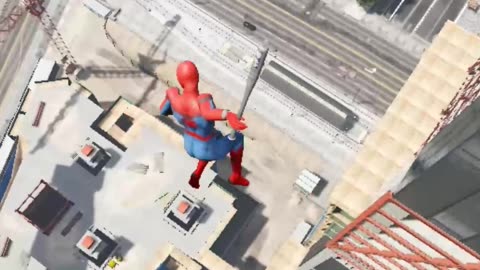 SPIDER MAN BUILDING FAIL GTA V