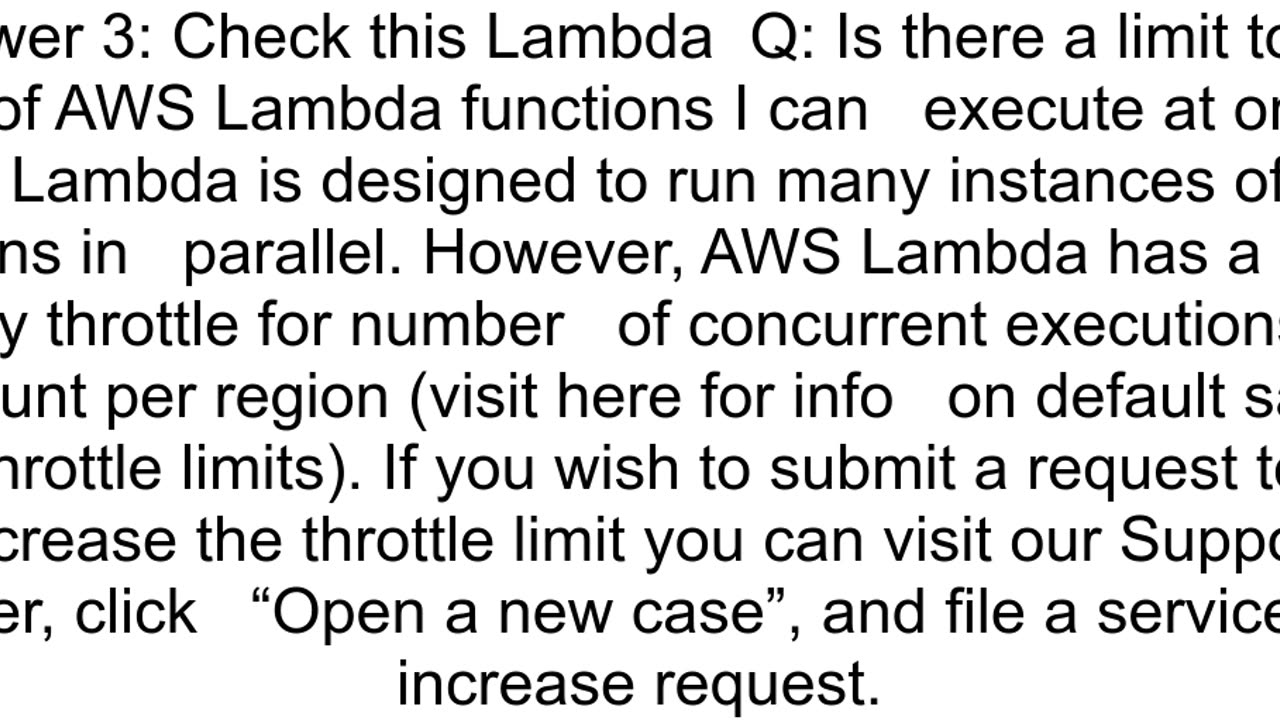 Is AWS Lambda considered parallel processing