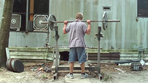 50 Bar Ab Twists With 135 lbs.