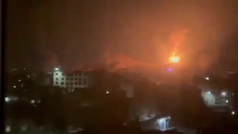 Footage shows US and UK targeting positions in Yemen