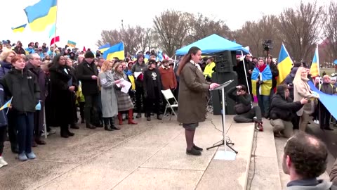 Protesters in D.C. demand Russia 'stop its genocide'