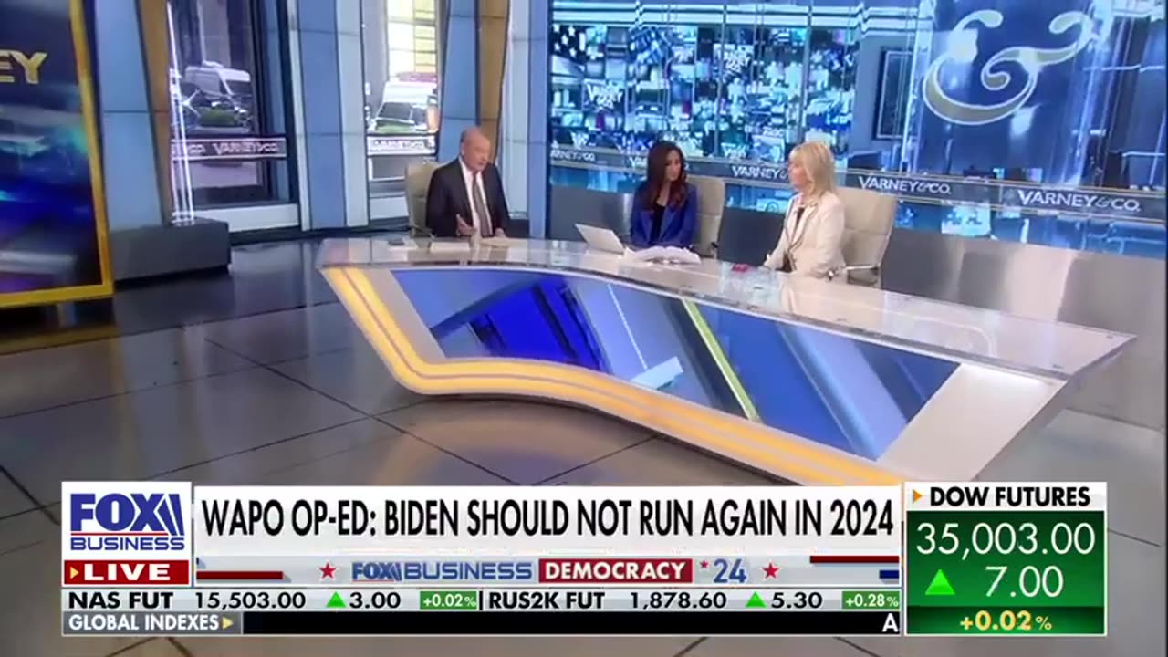 Fox Business - Biden has exhibited 'no concern' about his ability to run in 2024: Peek