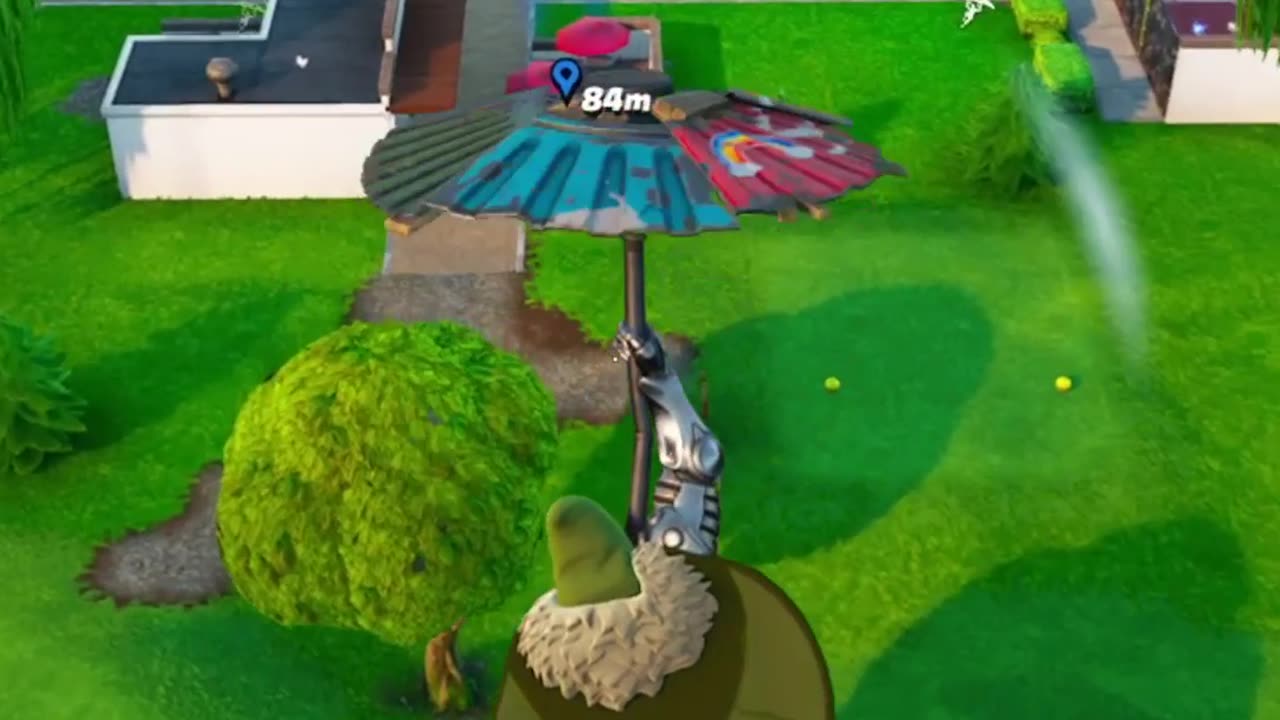 Fortnite C4S5 Daily Q Travel distance at Lazy links