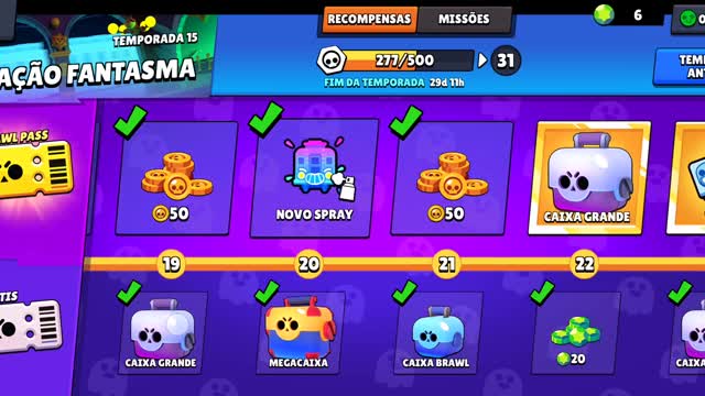 Comprei o brawl pass, brawl stars