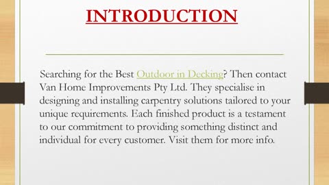 Best Outdoor in Decking