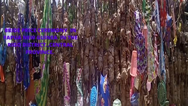 Traditional Bride Price Ceremony in PNG, Rigo District of Central province.