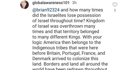 Sharing an exchange I had in response to a post I made on Instagram.