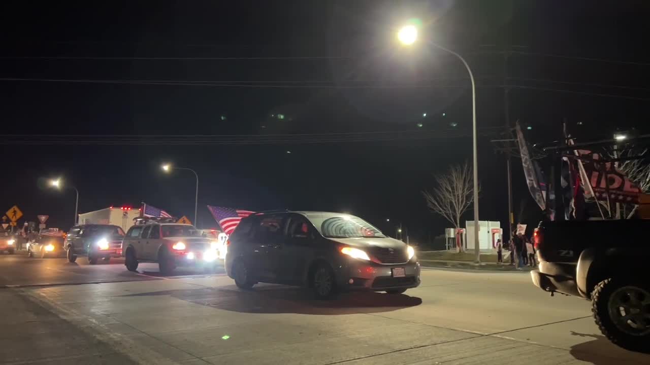 Convoy for Freedom NW Route: Convoy Arrival Spokane , WA March 1st, 2022