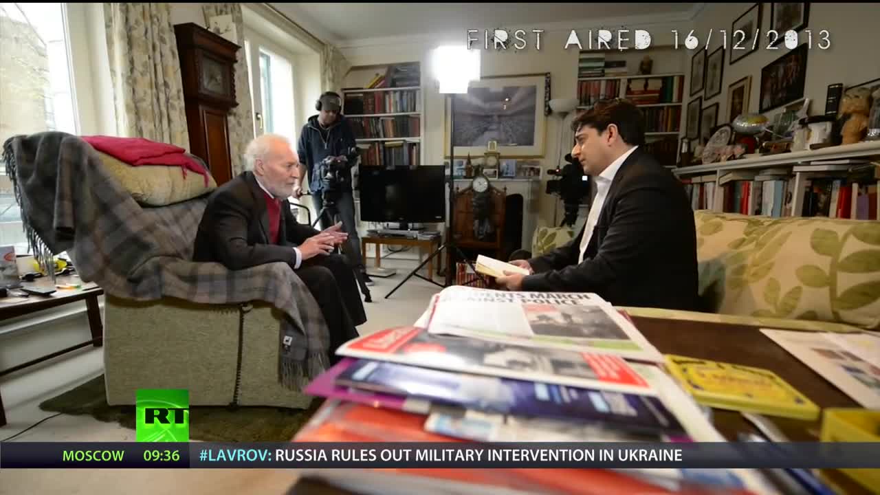 ARCHIVE: Tony Benn's last TV interview-Send Tony Blair To The Hague For Iraq!