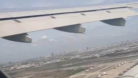 Prank airplane landing😂