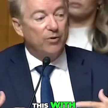 Rand Paul: It's Time for Reform of High-Risk Life Sciences & Gain Of Function Research