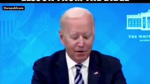 Joe Biden Teaches a Valuable Lesson from The Bible