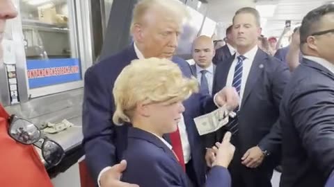 president trump gives young fan a memory he will never forget