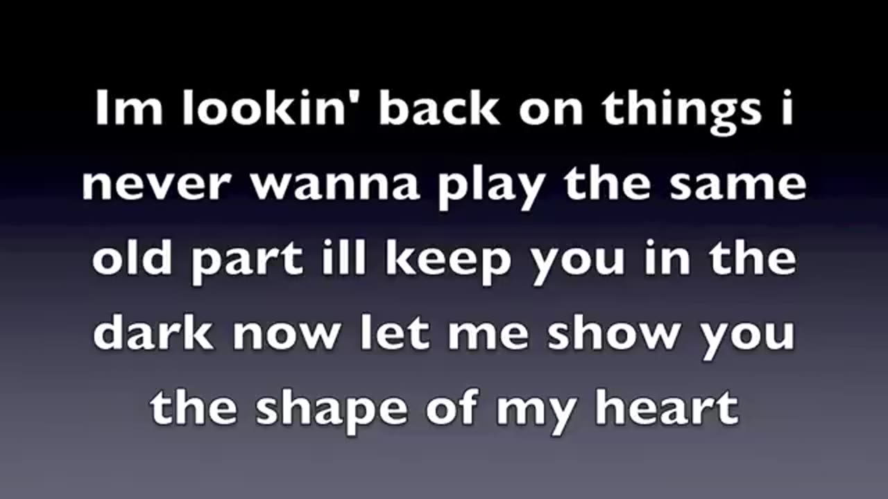 BACKSTREET BOYS - SHAPE OF MY HEART ❤️ (LYRIC VIDEO)