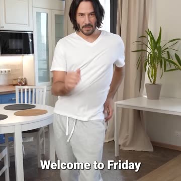 Keanu Reeves' Friday Mood😎
