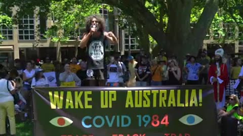 Smokin' Joe Mekhael @ Freedom Day Dec 6 2020 Sydney Hyde Park