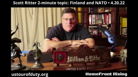 Scott Ritter 2-minute Topic: Finland and NATO