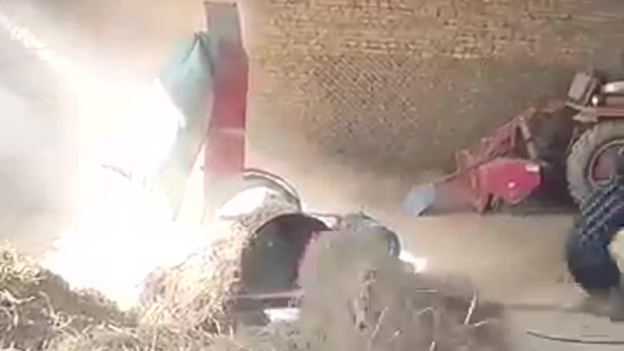 Grass cutting machine breeding industry, grass