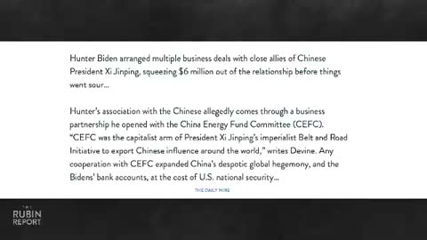 HUNTER BIDEN AND FATHER MAKING SCANDAL MUCH WORSE .