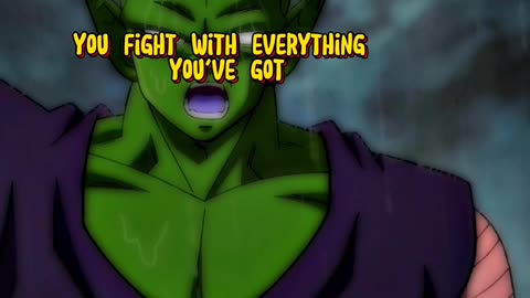 Dragon Ball Super - Piccolo Training Speech. Gohan is ready for the next level #anime #dragonball