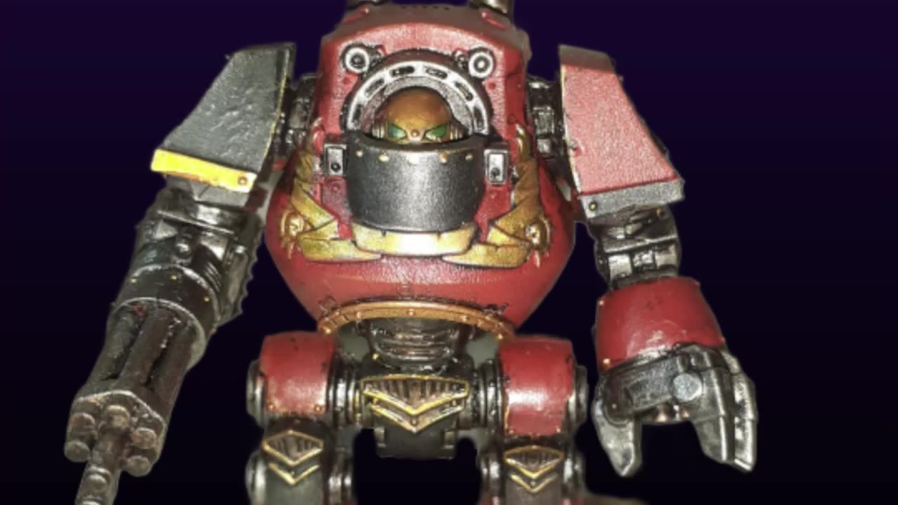 Blood Angels contemptor dreadnought - Painted by DJMGIB