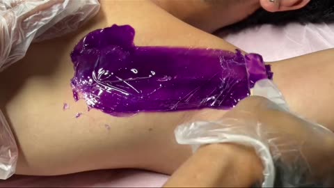 Asiyaa Emerii Aesthetics Unleashes Underarm Waxing Magic on a Male Client!
