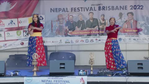 Dance performance by Shreeyani Ghimire and Jubina Balami - Nepal Festival 2022 Brisbane