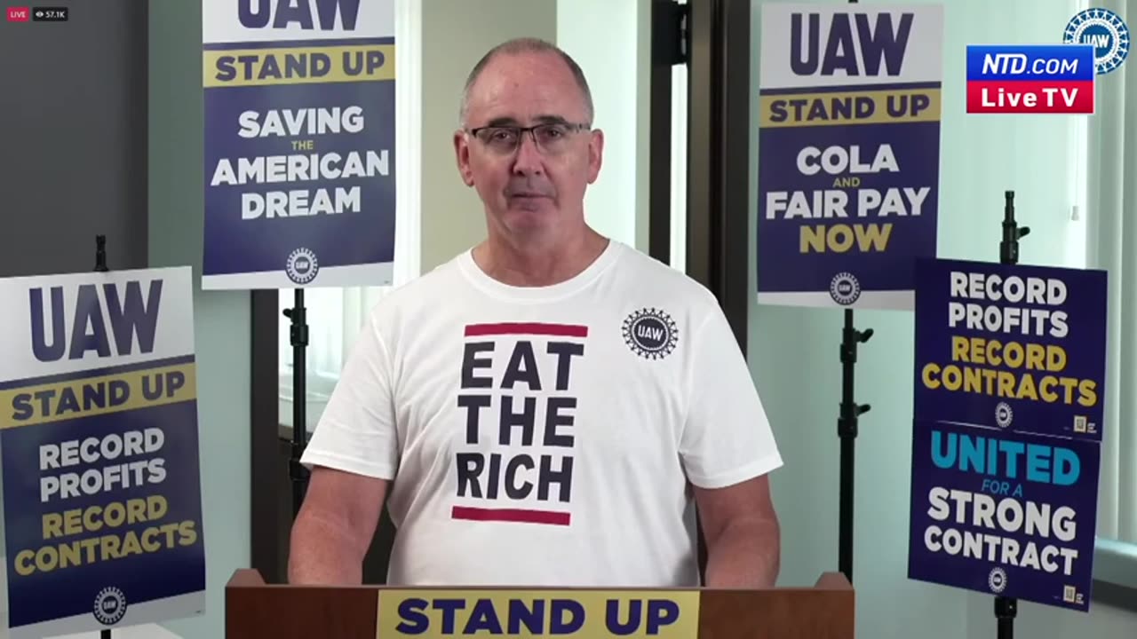 The Epoch Times-LIVE: UAW President Makes Announcement About Ongoing Strike