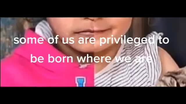 Some of us are just privileged to be born where we was