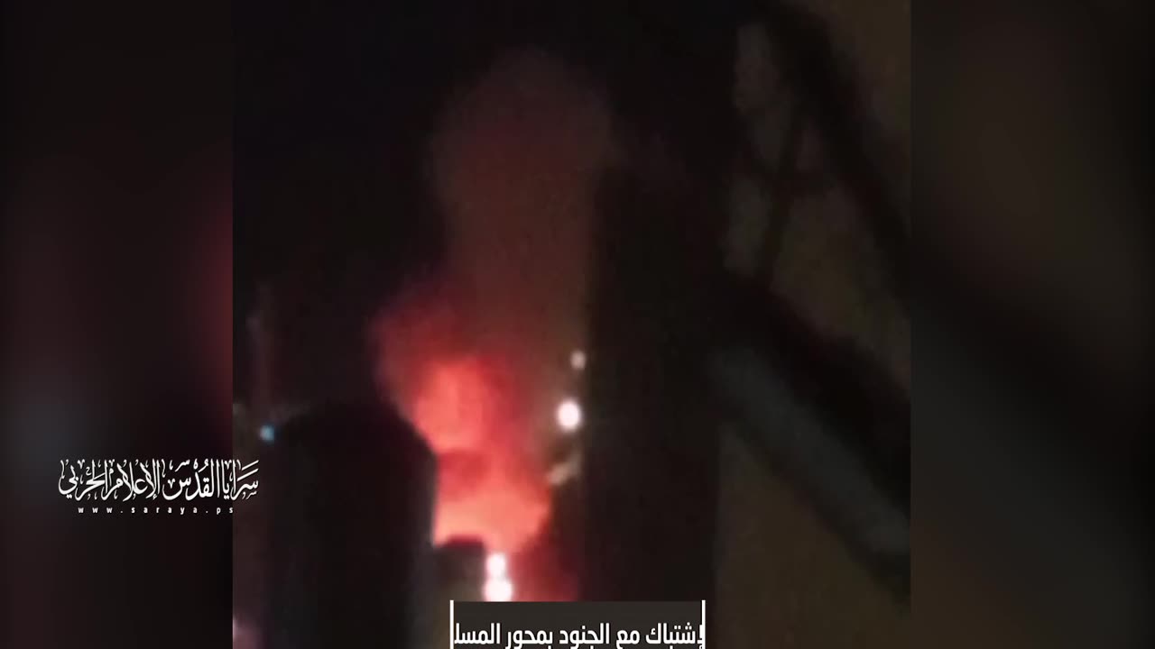 Al-Quds Brigades show scenes of the bombing of enemy jeeps and bulldozers