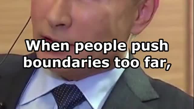 Putin knows how to respect a woman