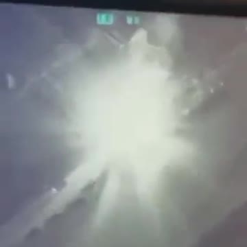 video of a Ukrainian TB2 UCAV strike on a Russian military column.