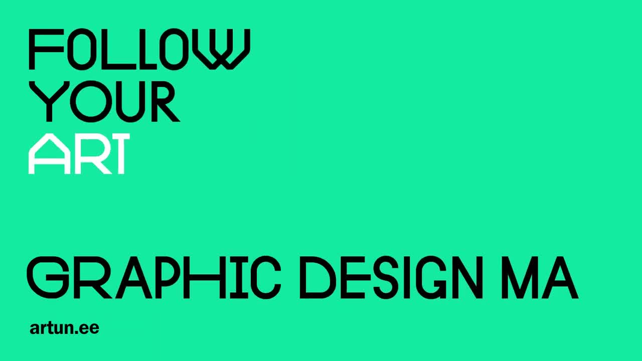 Follow your ART - Estonian Academy of Arts admissions open