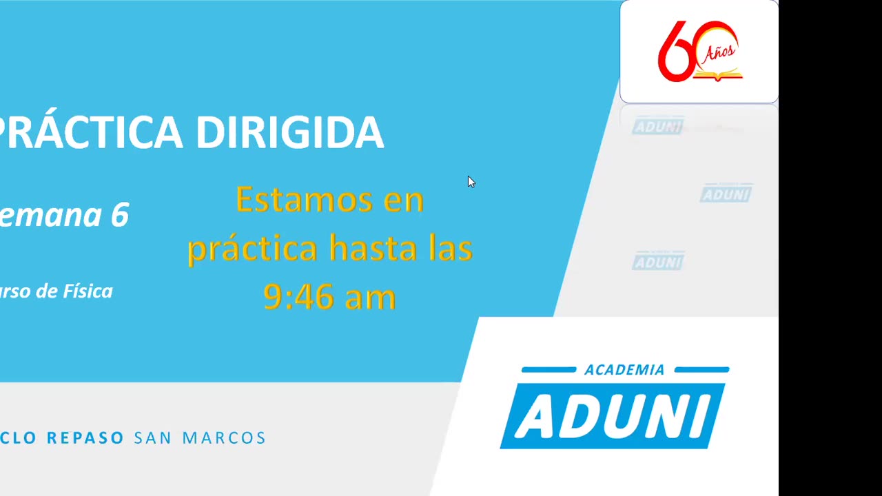REPASO ADUNI 2021 | Semana 06 | Física