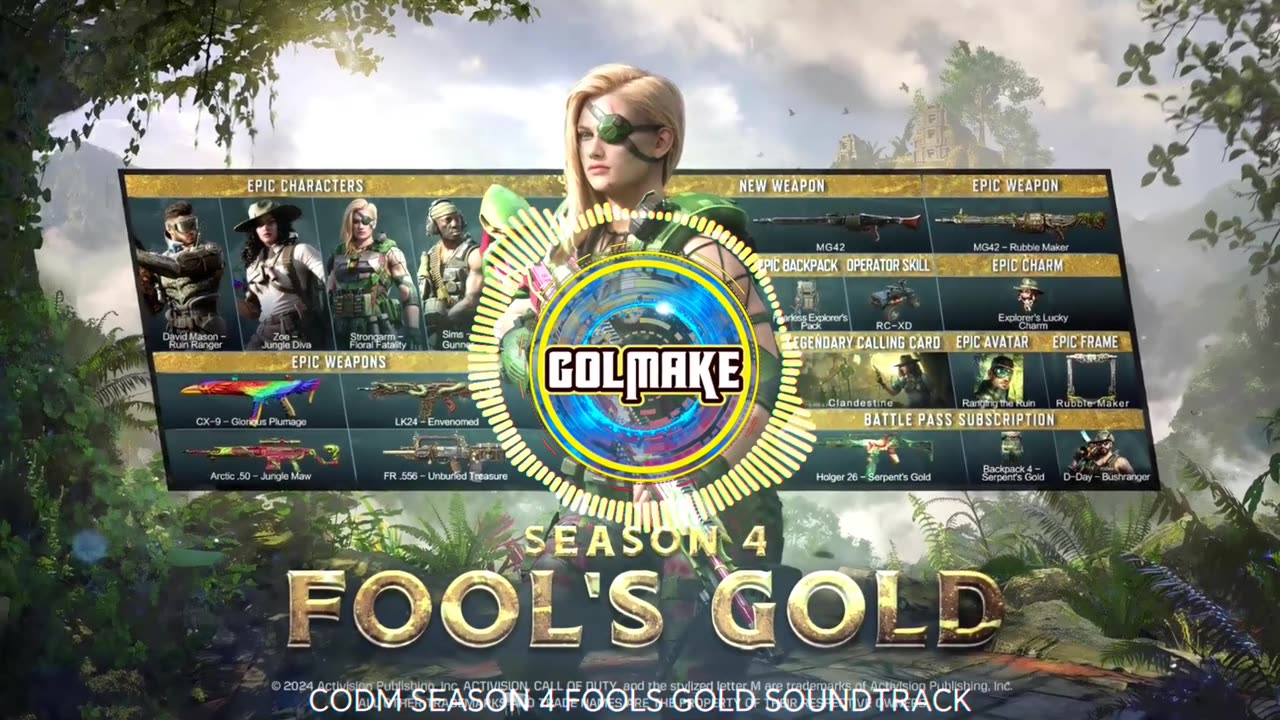 CALL OF DUTY MOBILE - SEASON 4 - FOOLS GOLD - SOUNDTRACK - 2024 - CODM